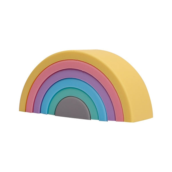Silicone Rainbow Stacker Montessori Learning