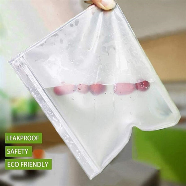 Silicone Food Storage Bags - 3 sizes