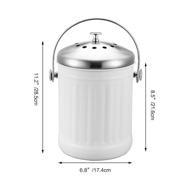 Kitchen Compost Bin with Charcoal Filter