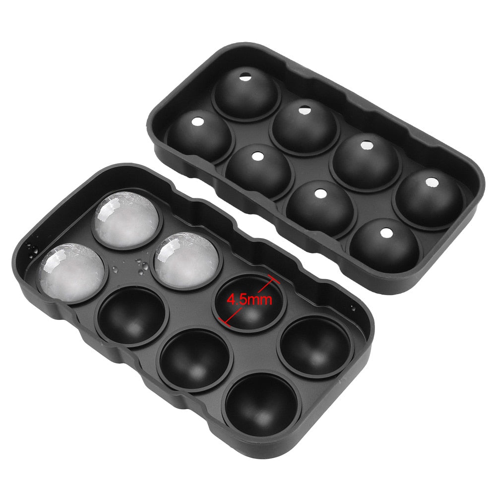 Silicone Round Ice Cube Tray - 2 sizes