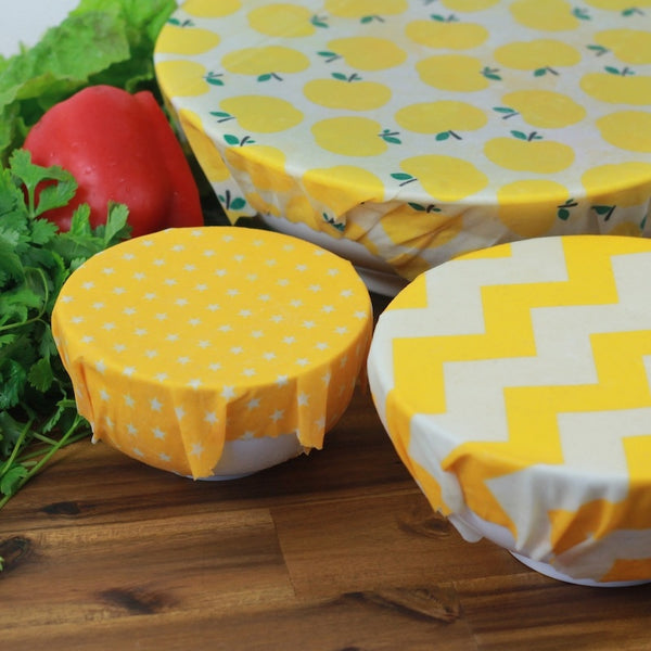 Organic Beeswax Food Wraps - Patterned