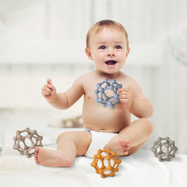 Happy Baby Silicone Teether Toy Ball