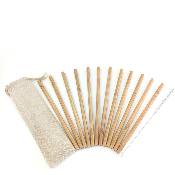 Organic Bamboo Straw Set