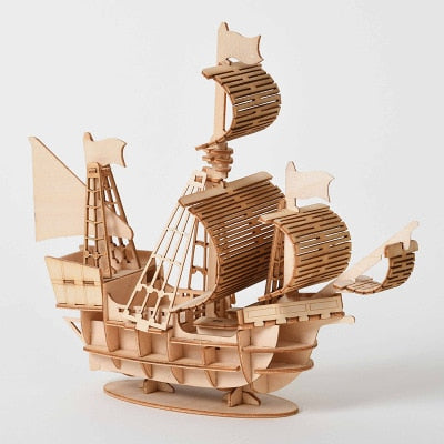 3D Wooden Puzzles