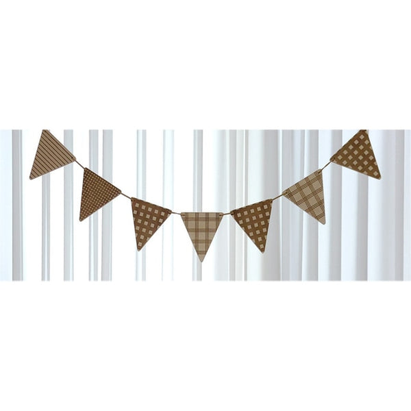 Wood and Felt Banner Garland