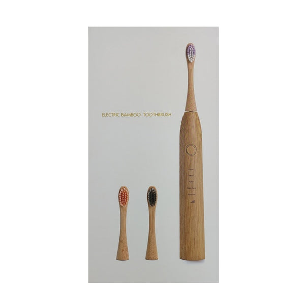 Sonic Bamboo Electric Toothbrush + Replacement Heads