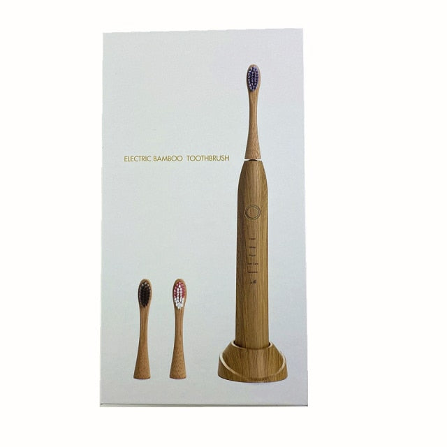Sonic Bamboo Electric Toothbrush + Replacement Heads