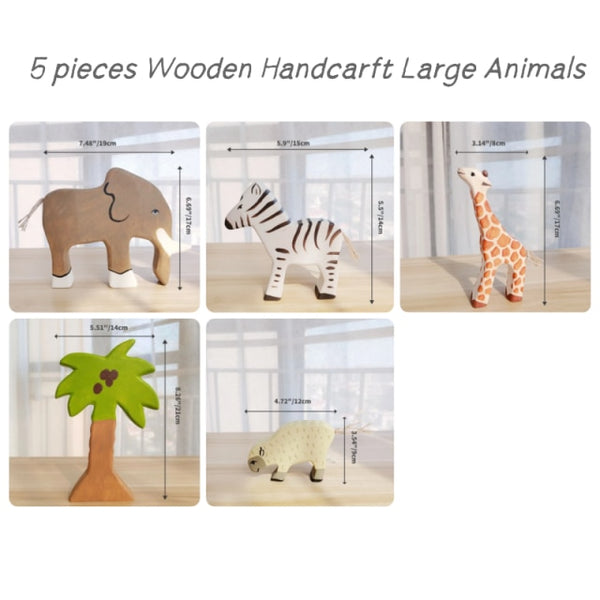 Eco-Play Wooden Handcrafted Animals