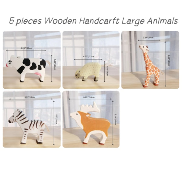 Eco-Play Wooden Handcrafted Animals