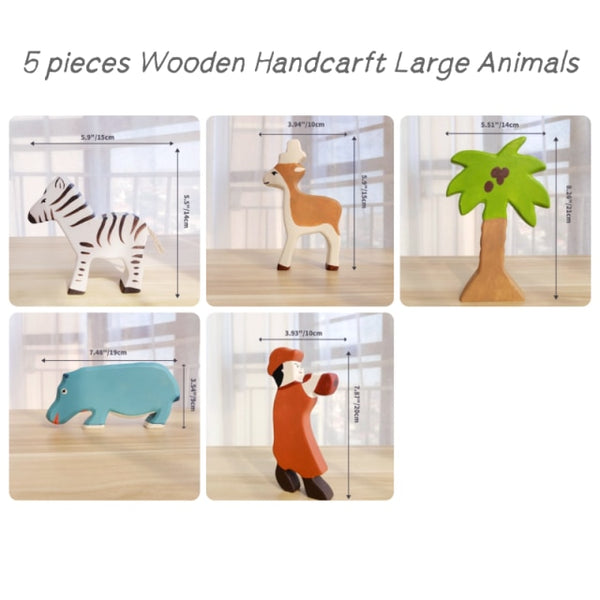Eco-Play Wooden Handcrafted Animals