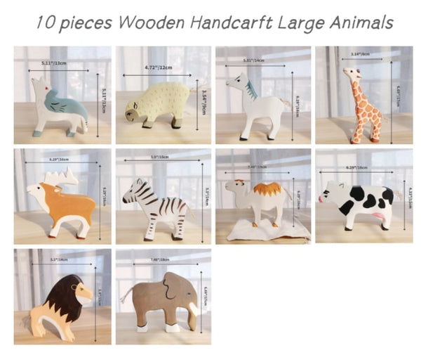 Eco-Play Wooden Handcrafted Animals