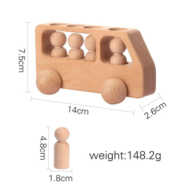 Bubby Baby Peg Doll Bus