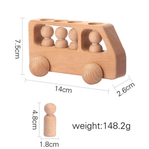 Bubby Baby Peg Doll Bus