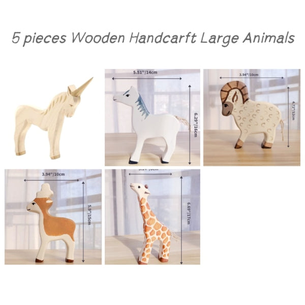 Eco-Play Wooden Handcrafted Animals