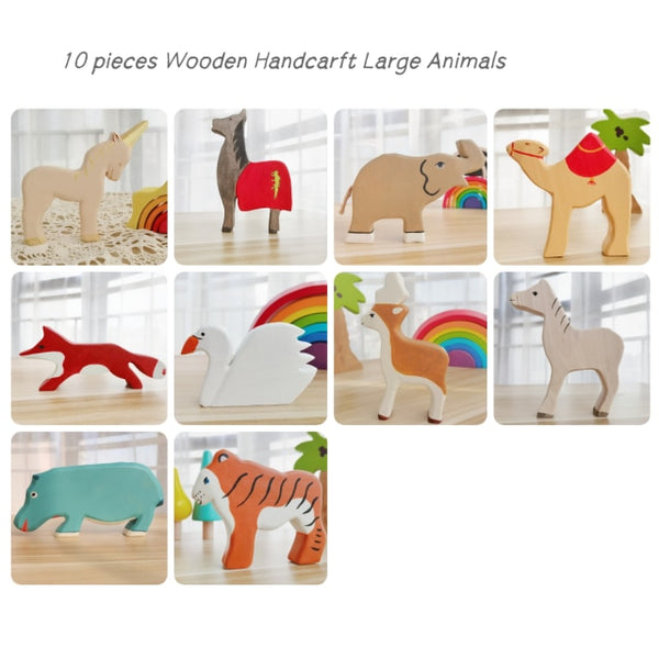 Eco-Play Wooden Handcrafted Animals